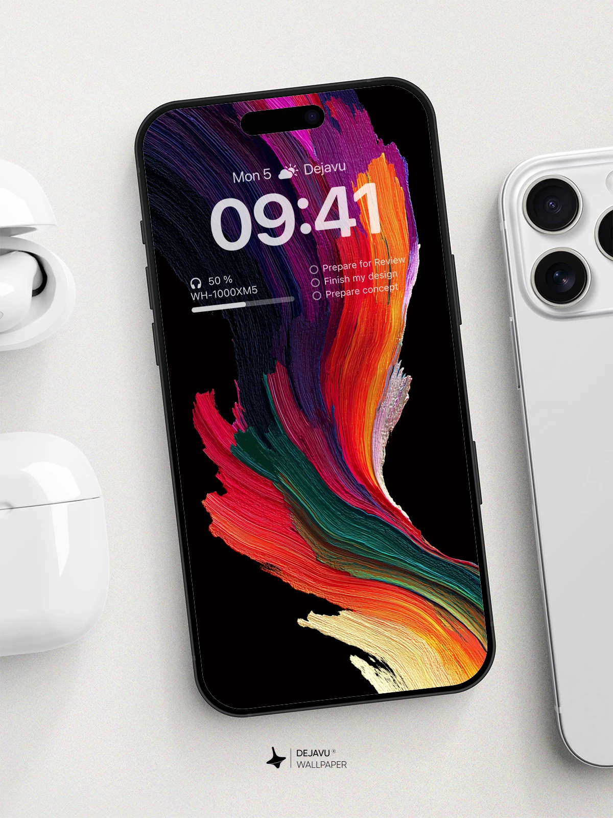 Vibrant Abstract Flow Wallpaper 8K For Phone