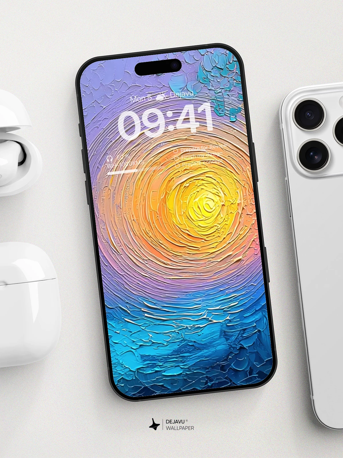 Vibrant Abstract Swirl Wallpaper 8K For Phone