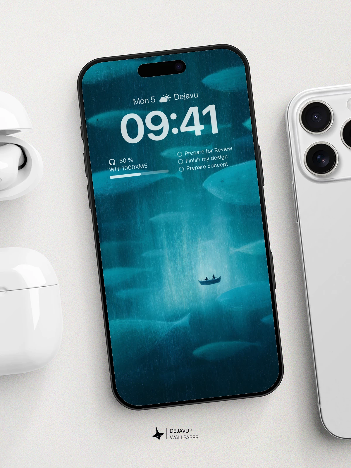 Surreal Ocean Voyage Wallpaper 8K For Phone