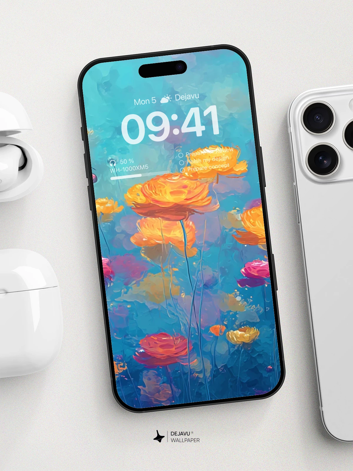 Vibrant Floral Symphony Wallpaper 8K For Phone