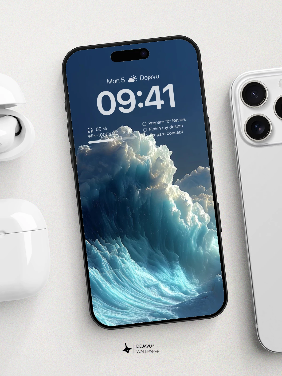 Surreal Ocean Wave Wallpaper 8K For Phone