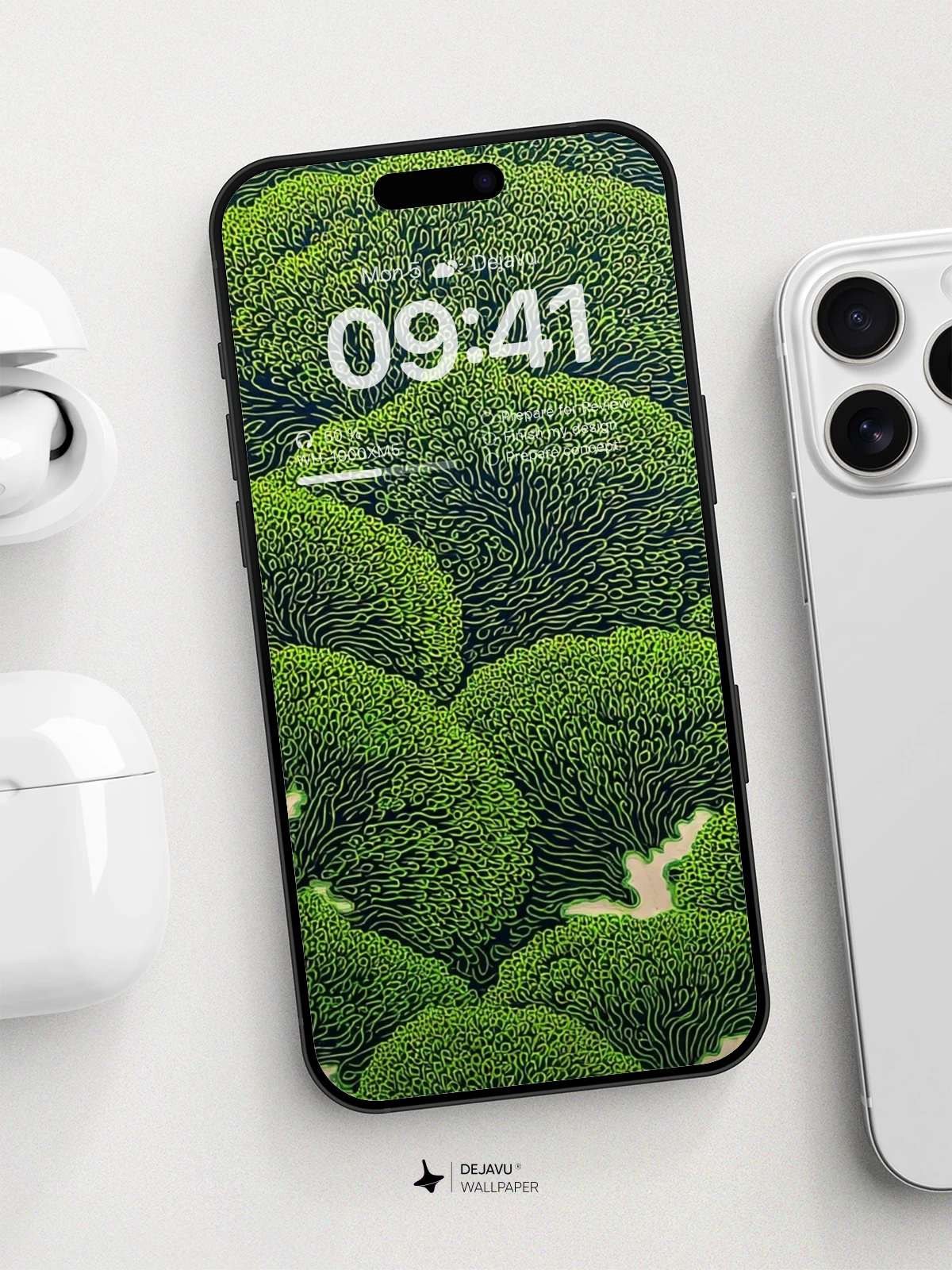 Surreal Broccoli Forest Wallpaper 8K For Phone