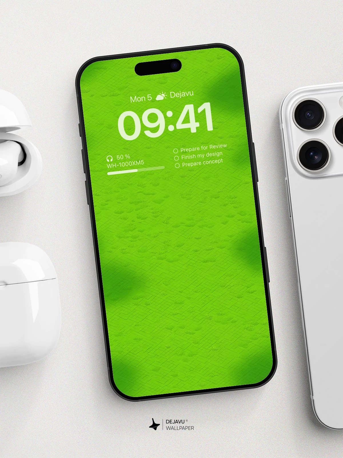 Vibrant Green Maze Wallpaper 8K For Phone