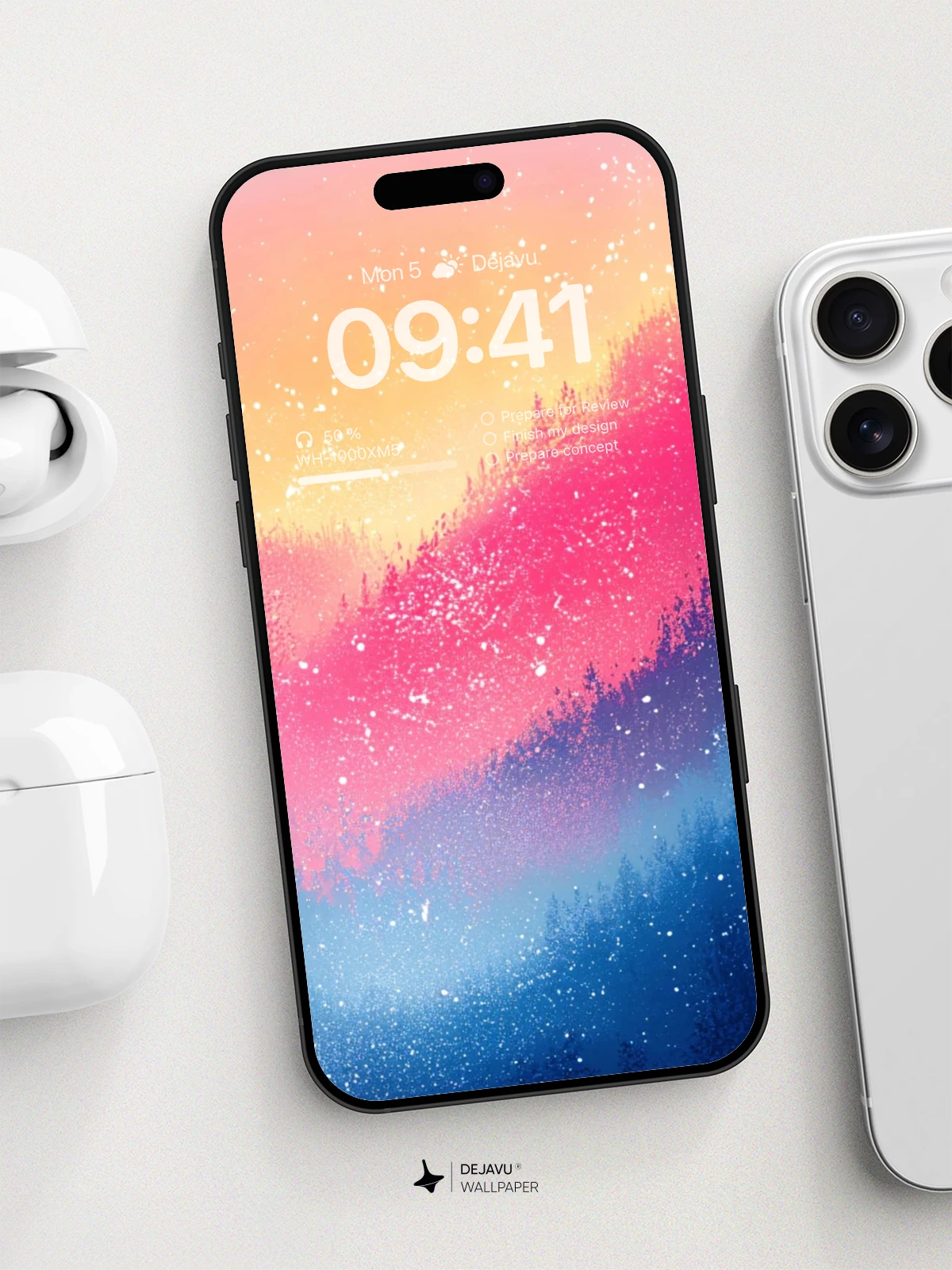 Surreal Mountain Glow Wallpaper 8K For Phone