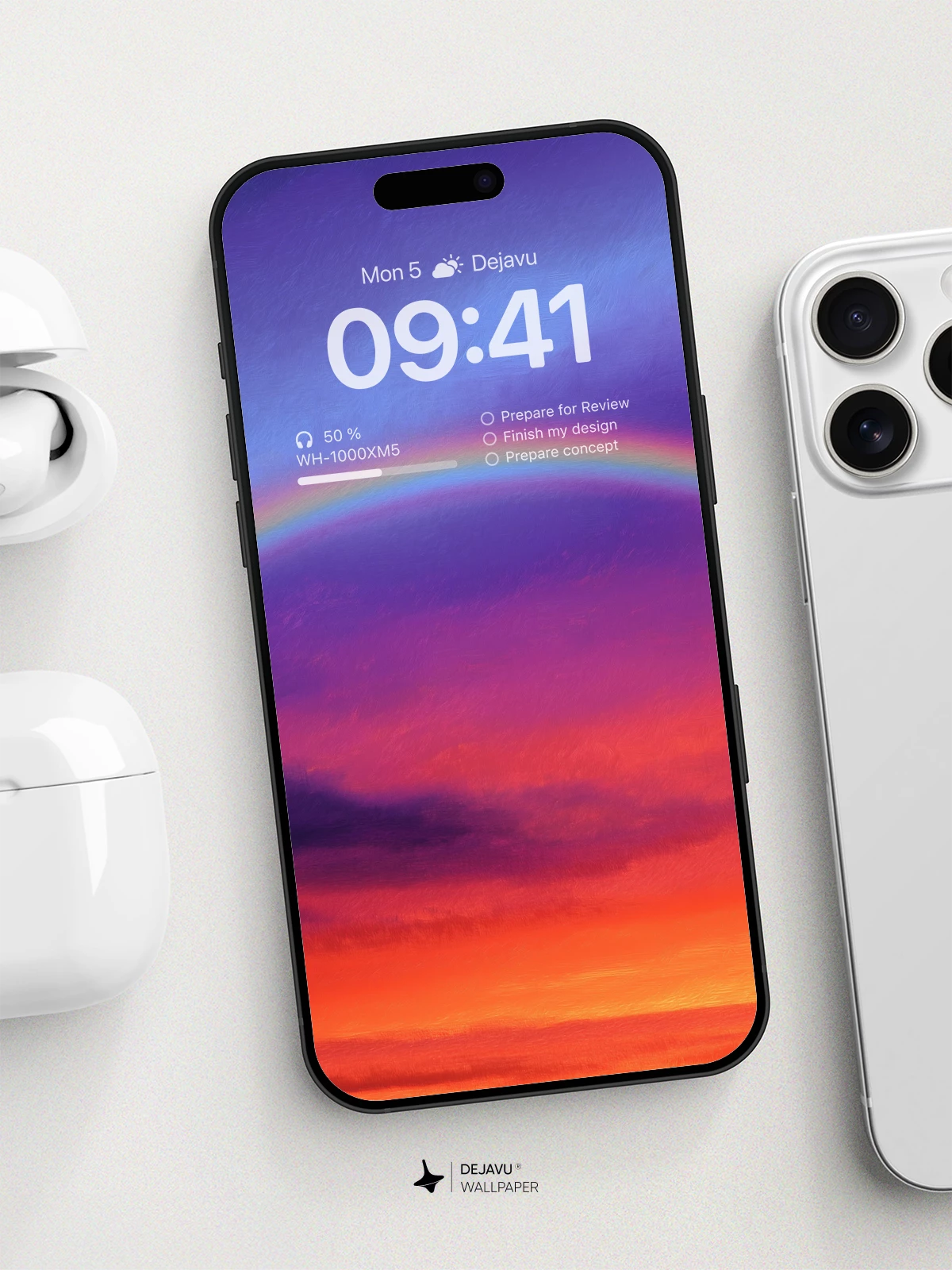 Vibrant Sunset Rainbow Wallpaper 8K For Phone