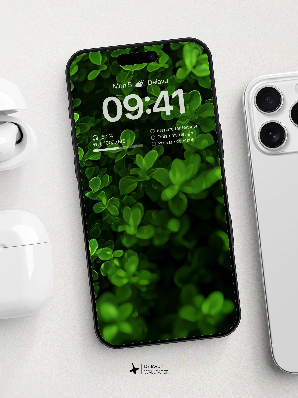 Vibrant Green Leaf Wallpaper 8K For Phone