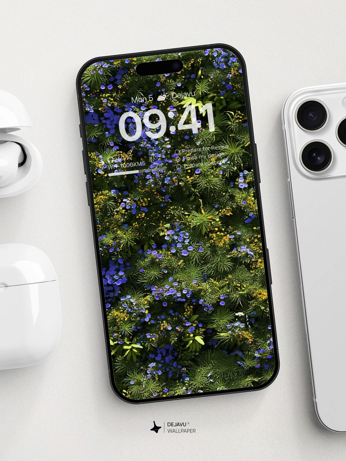 Vibrant Floral Tapestry Wallpaper 8K For iPhone