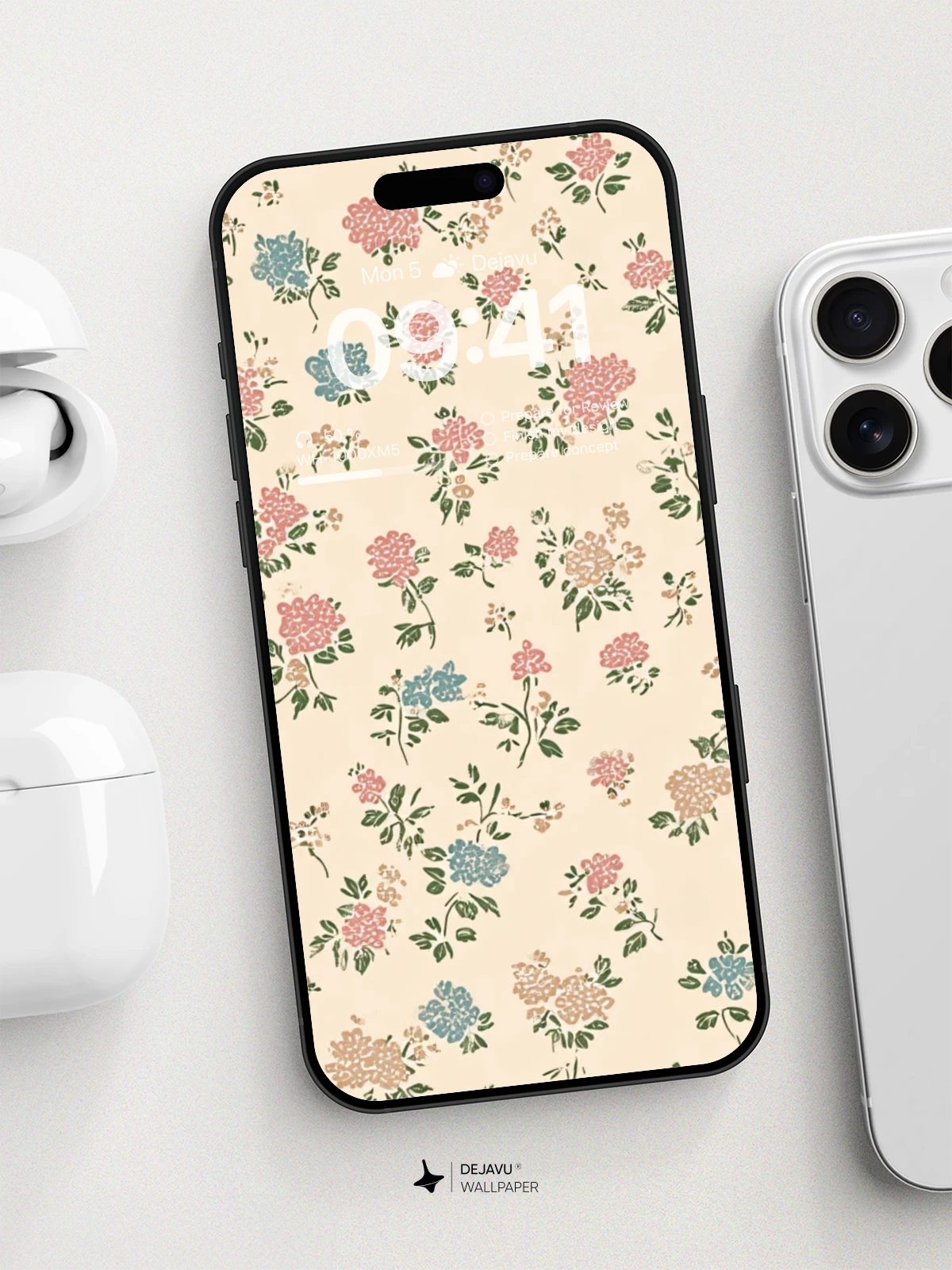 Vintage Floral Wallpaper 8K For Phone And Android