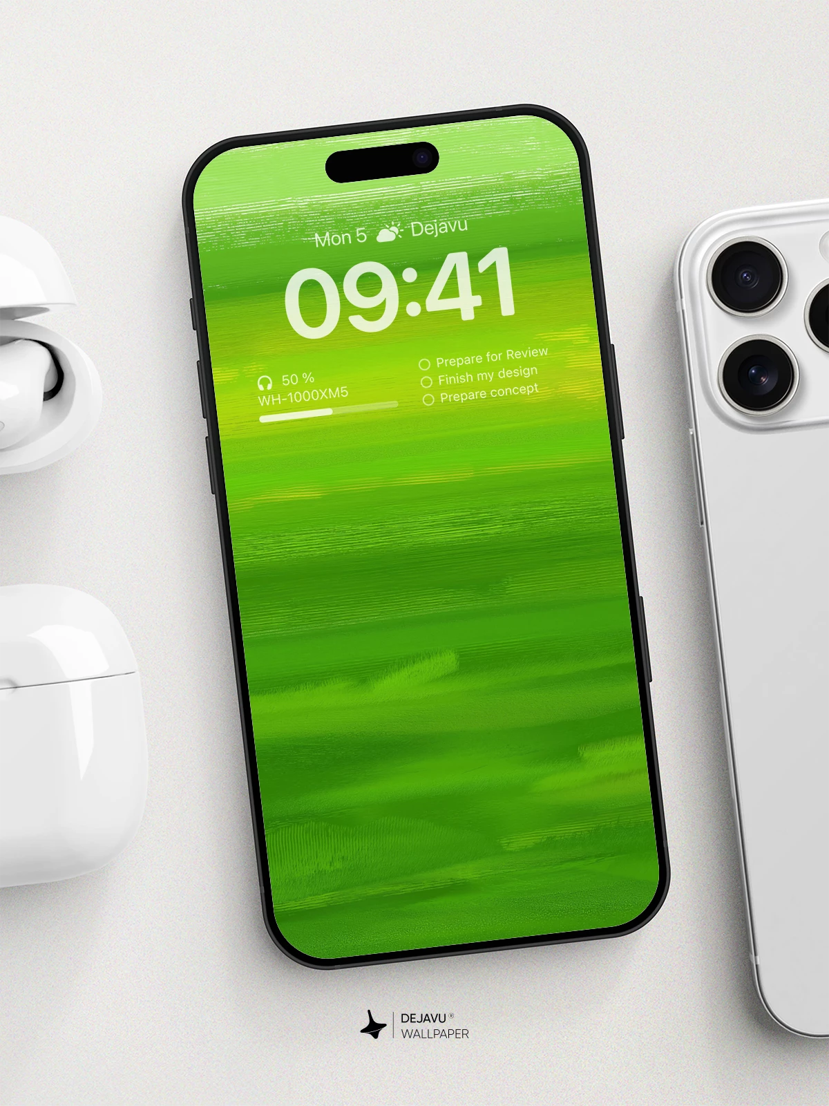 Vibrant Green Gradient Wallpaper 8K For Phone