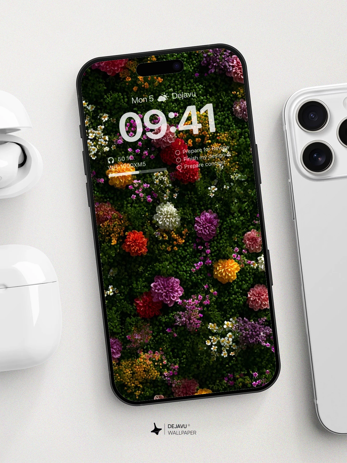 Vibrant Floral Garden Wallpaper 8K For iPhone