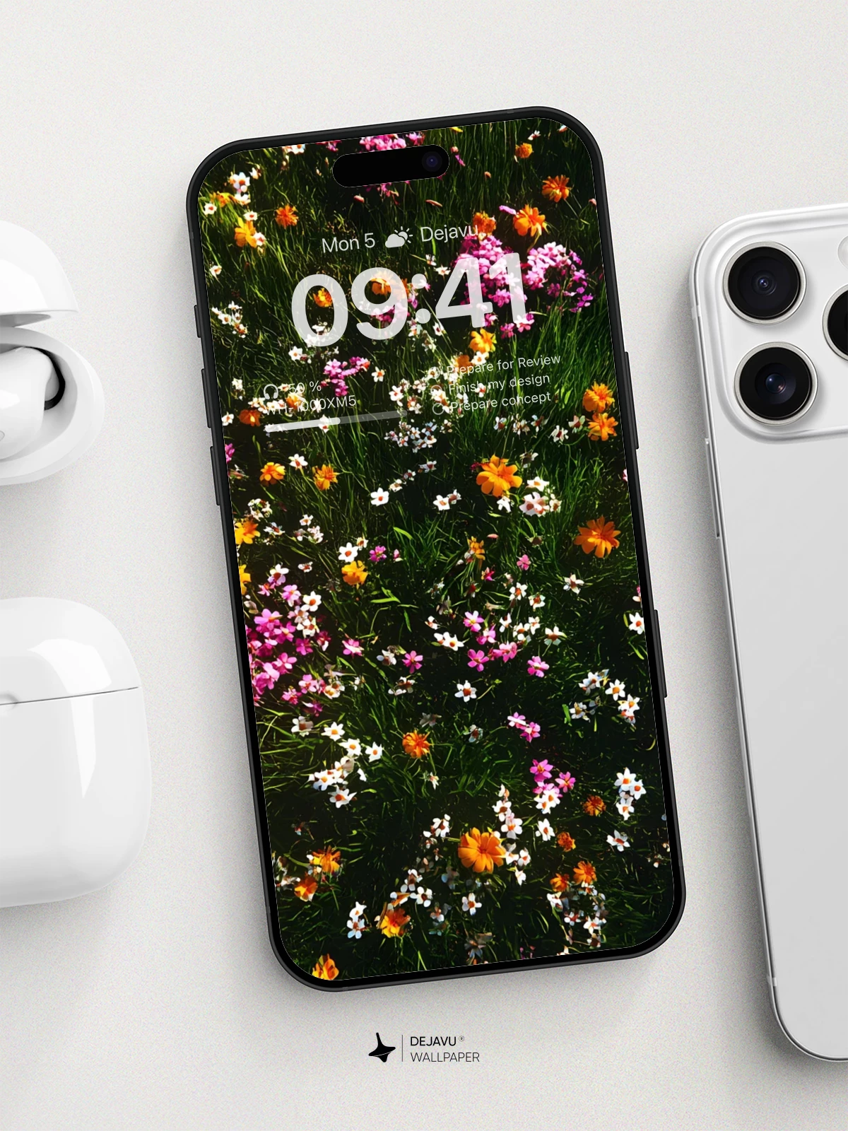 Wildflower Meadow Wallpaper 8K for iPhone and Android