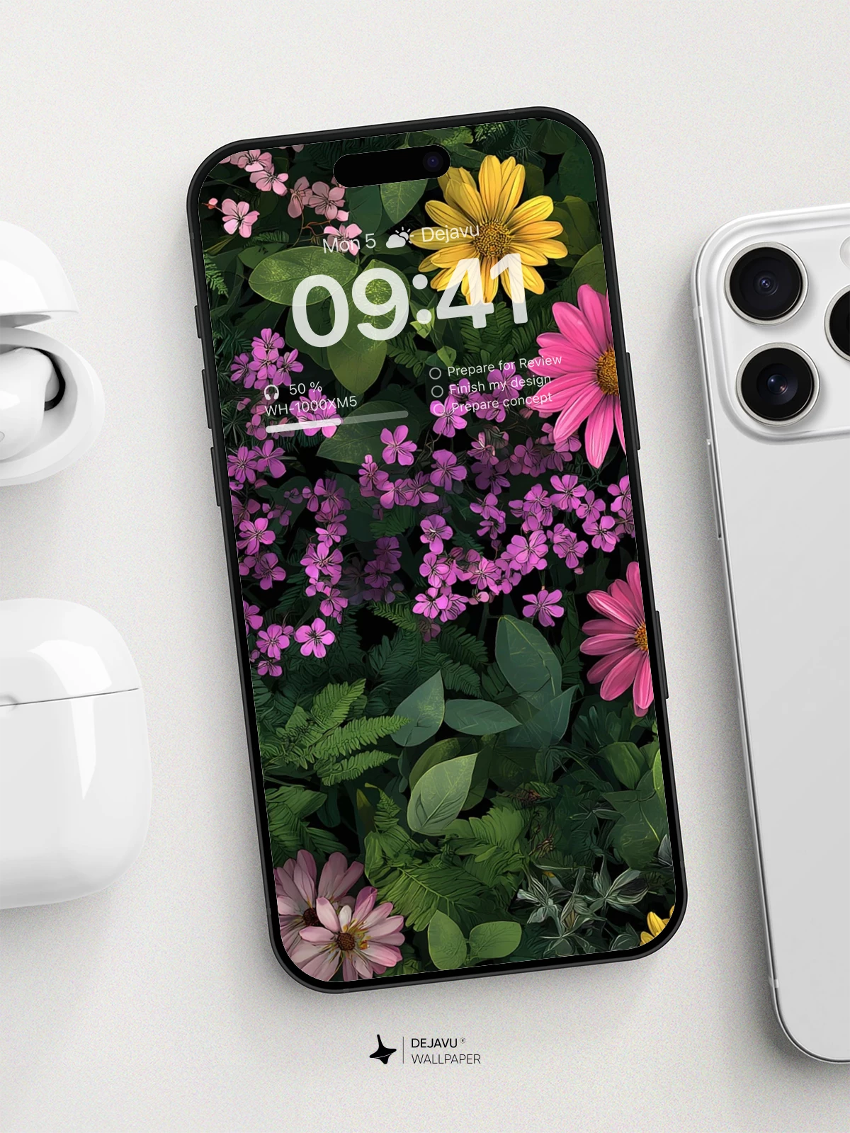Vibrant Floral Garden Wallpaper 8K For iPhone