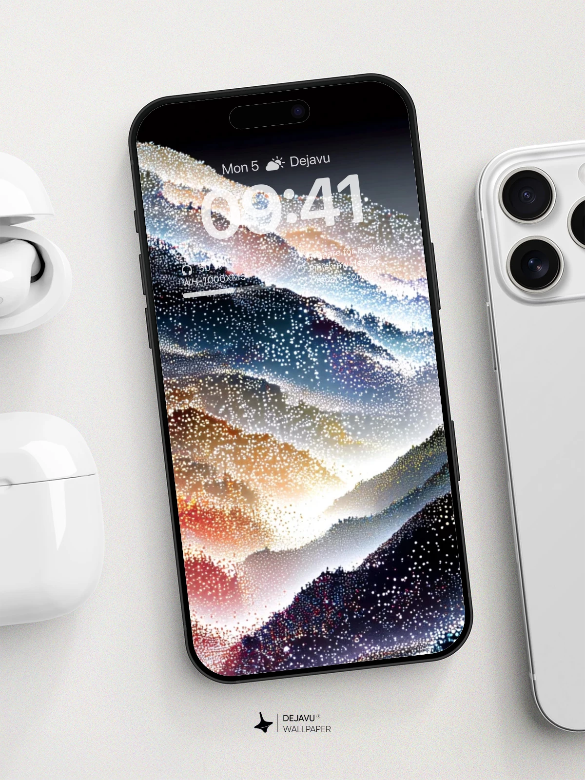 Surreal Mountain Glow Wallpaper 8K For Phone