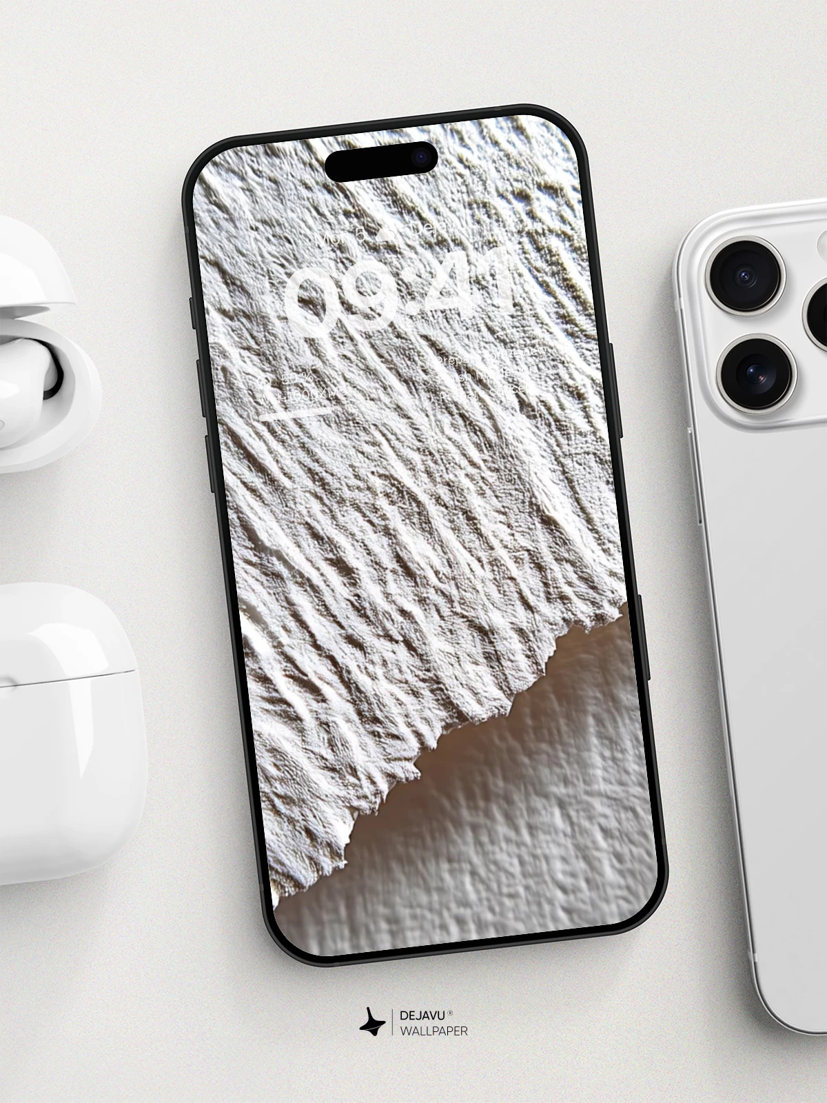 Textured Paper Wall Wallpaper 8K for iPhone and Android