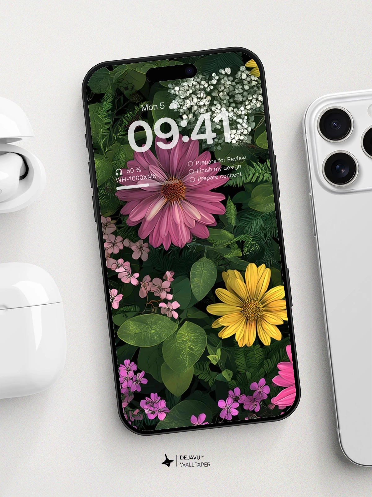 Vibrant Floral Symphony Wallpaper 8K For iPhone