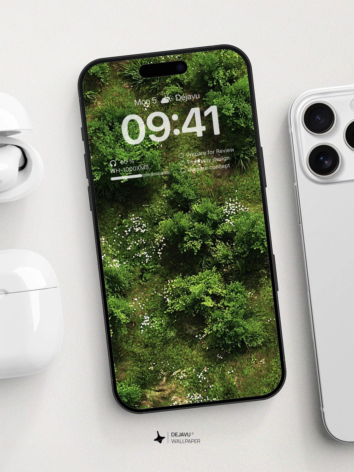 Lush Green Forest Canopy Wallpaper 8K for iPhone and Android