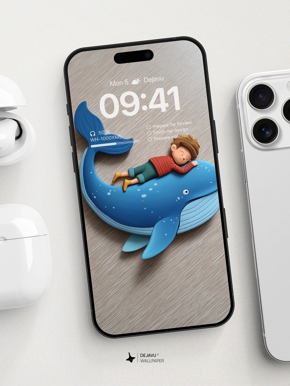 Whale Dreamer Wallpaper 8K for iPhone and Android