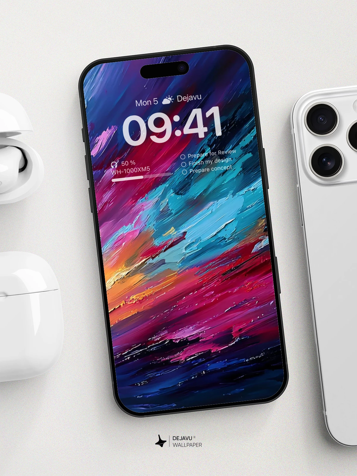 Vibrant Abstract Symphony Wallpaper 8K For Phone