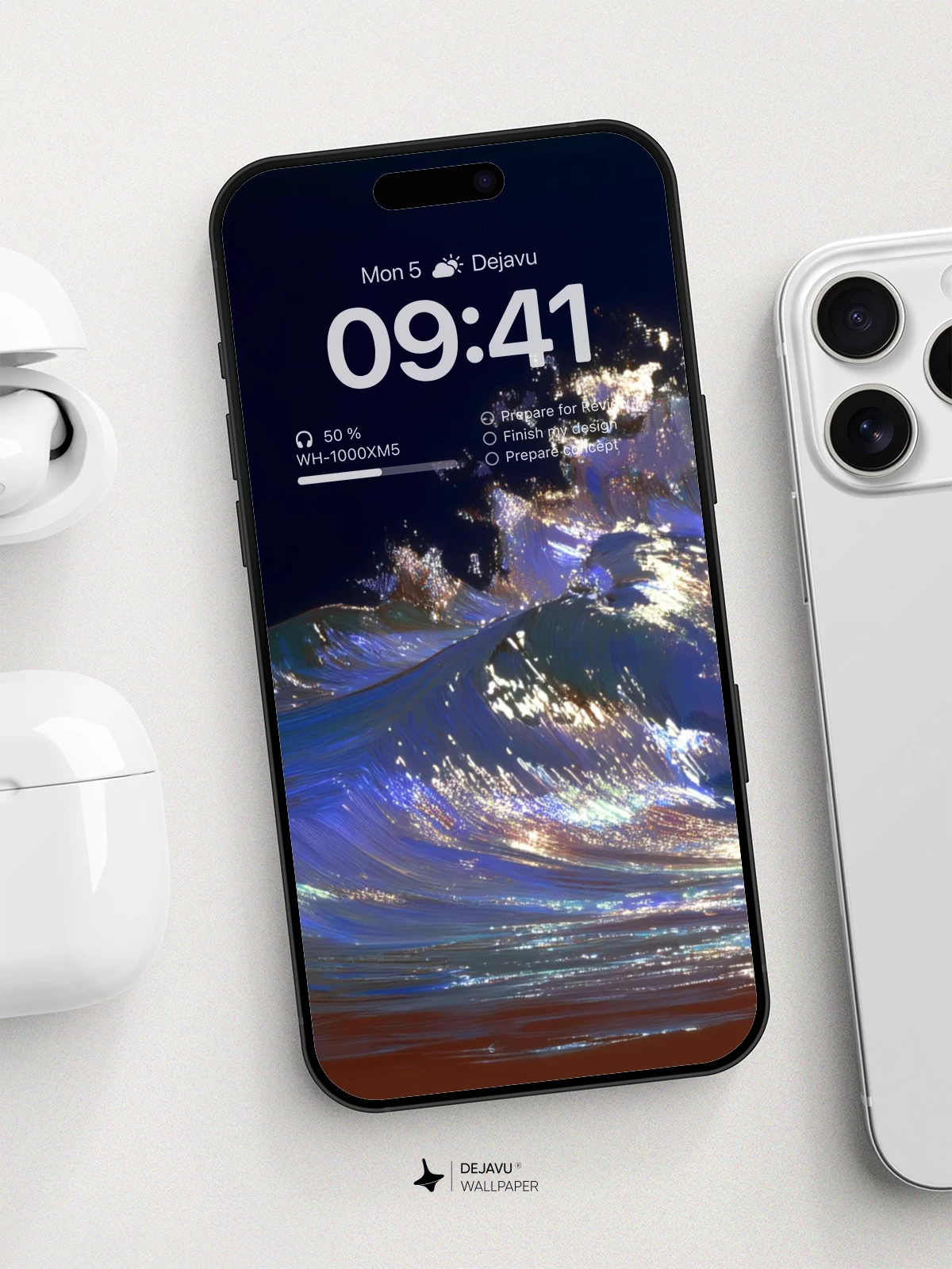 Surreal Ocean Wave Wallpaper 8K For iPhone