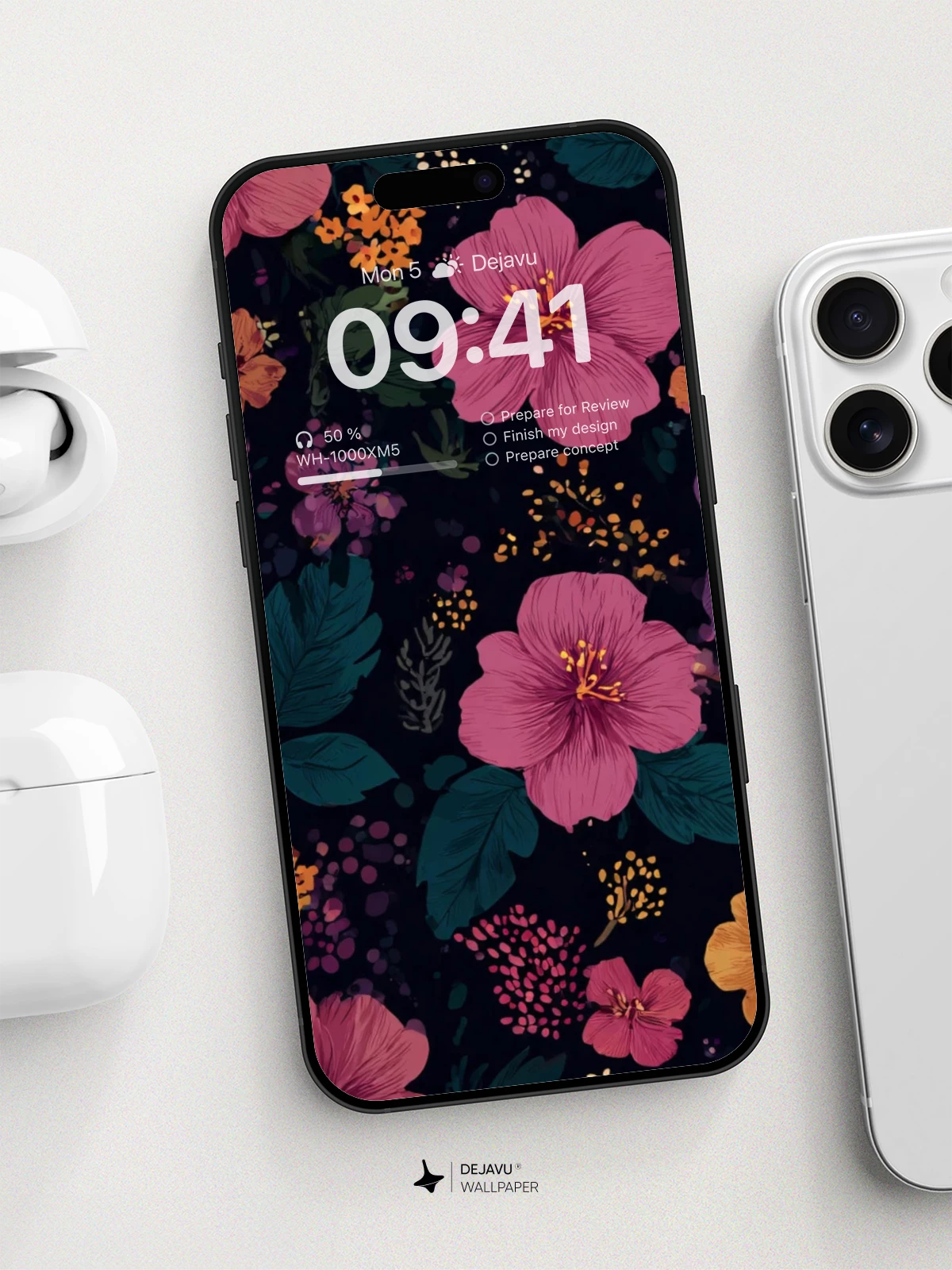 Vibrant Floral Garden Wallpaper 8K for iPhone and Android
