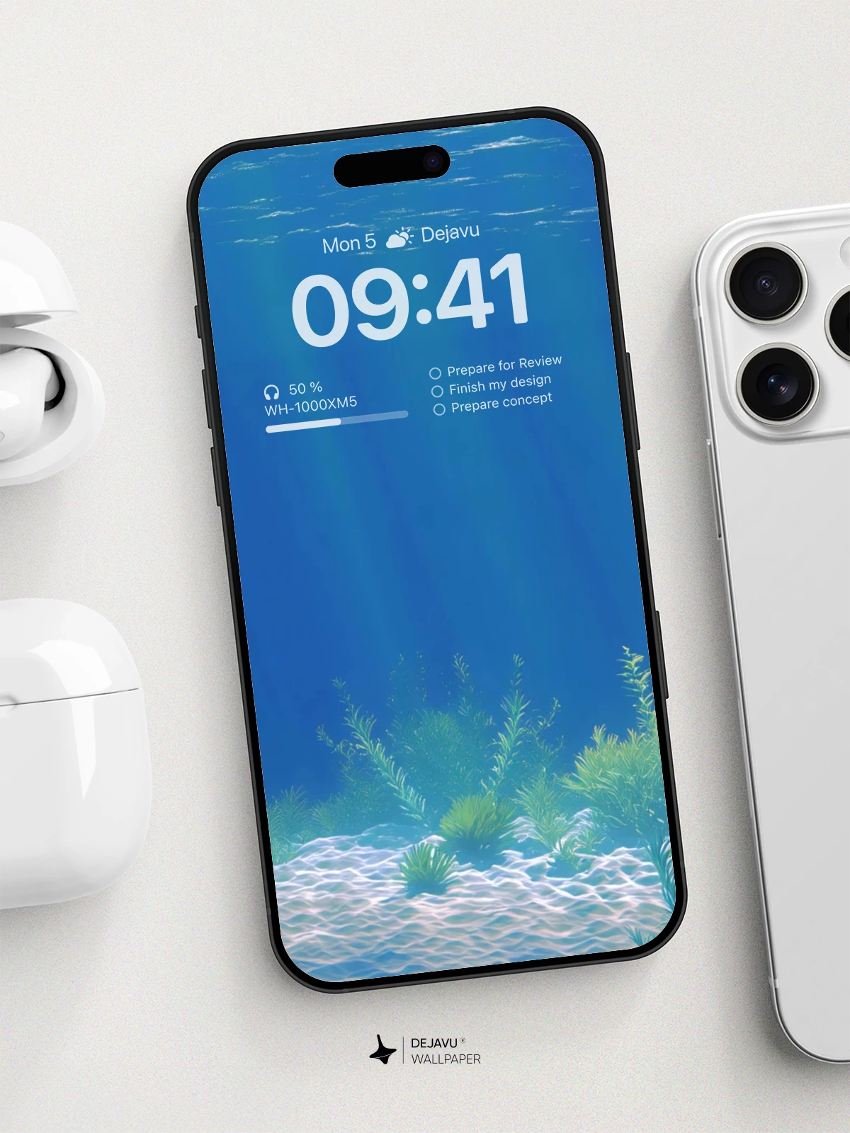 Underwater Serenity Wallpaper 8K For iPhone