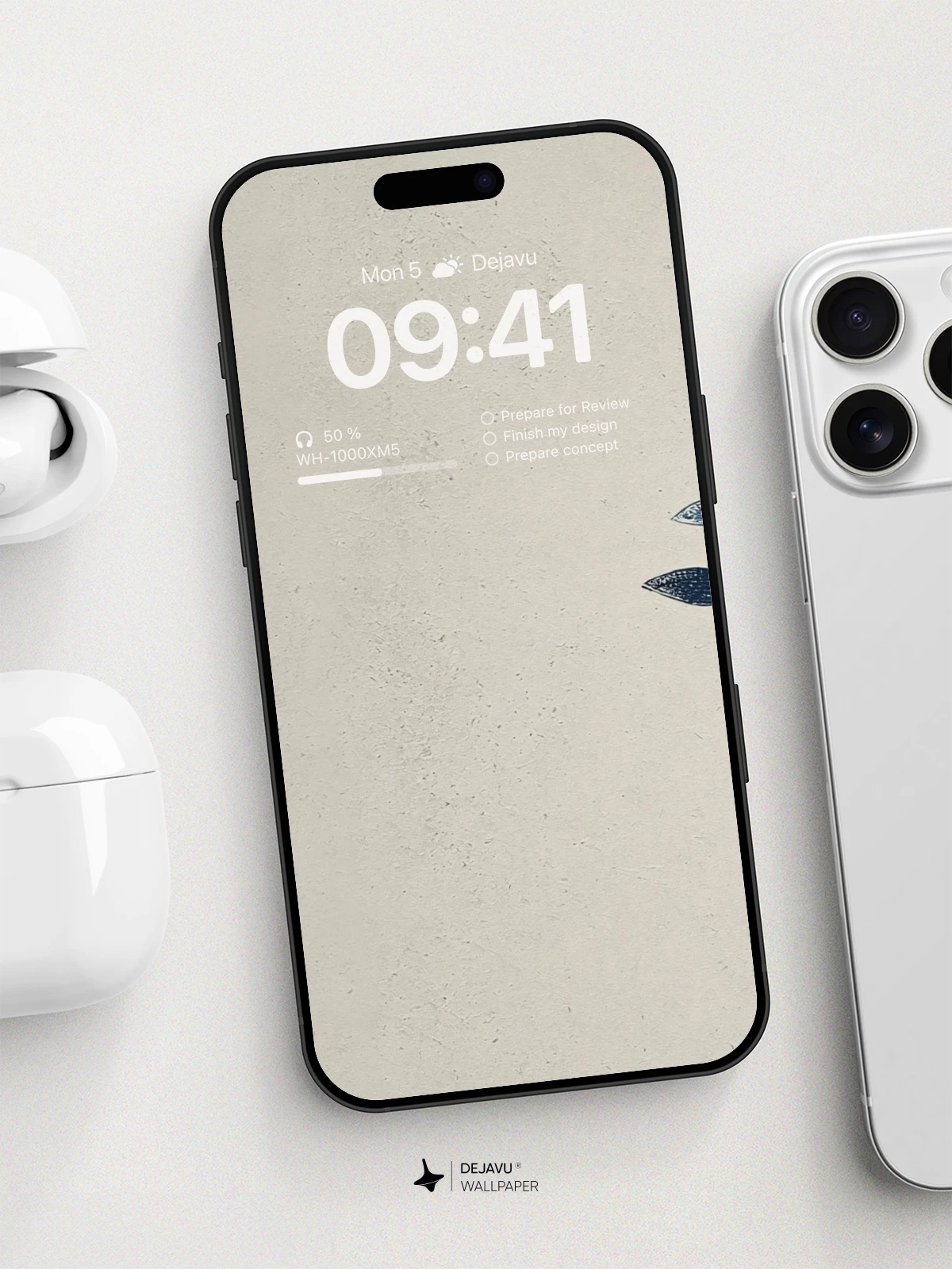 Minimal Fish School Wallpaper 8K for iPhone and Android