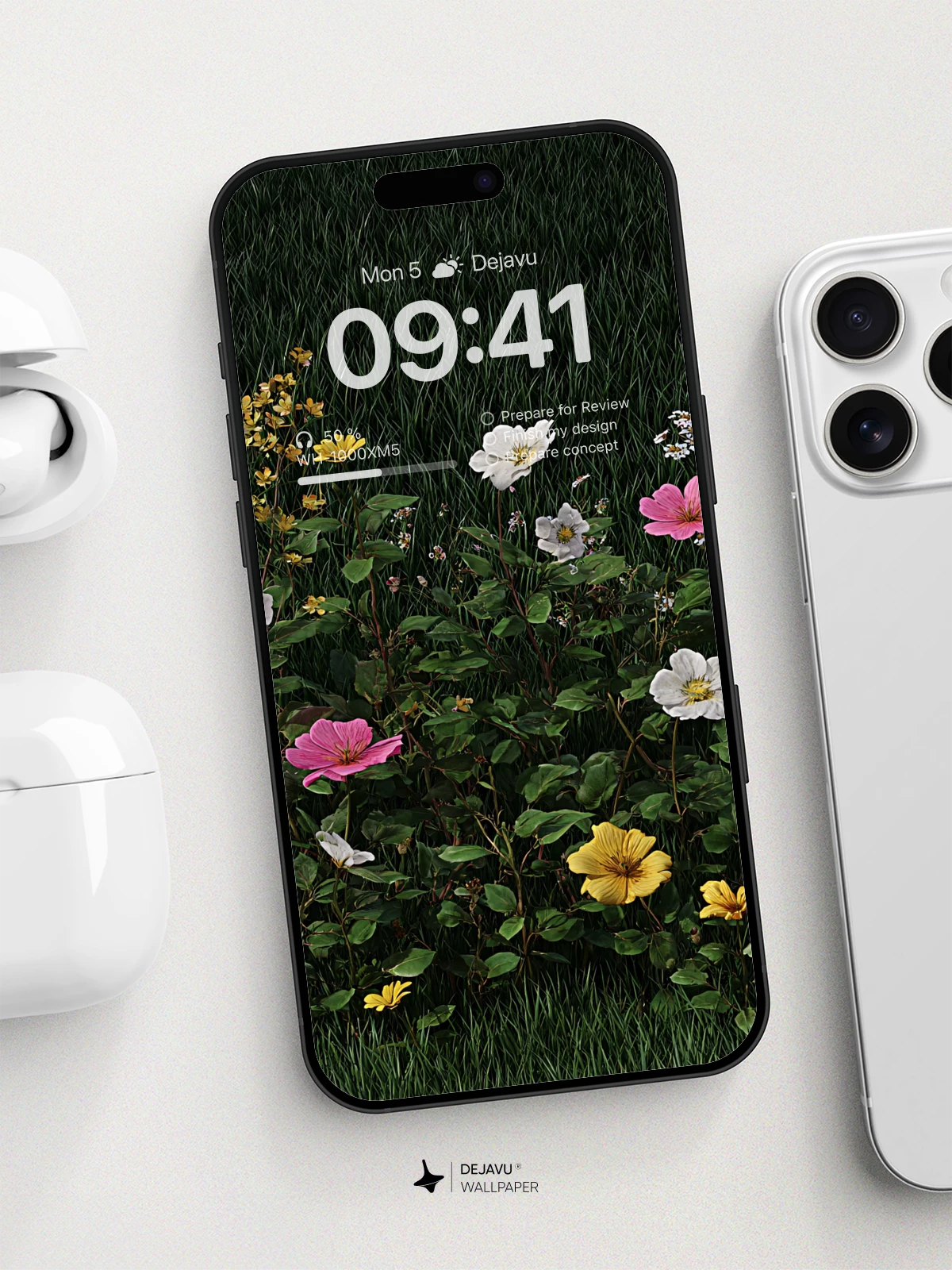 Wildflower Meadow Wallpaper 8K for iPhone and Android