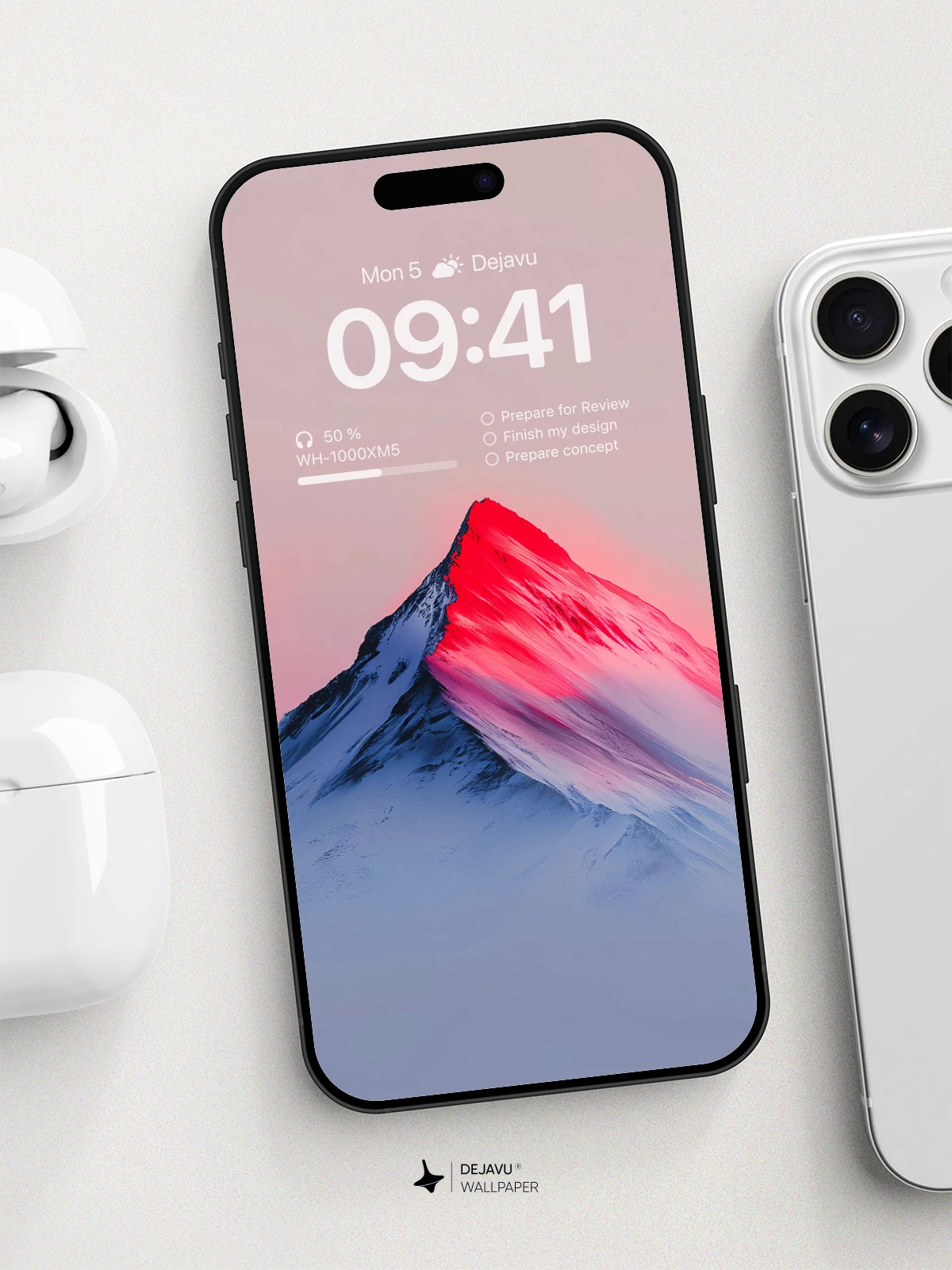 Majestic Snow-Capped Peak Wallpaper 8K for iPhone and Android