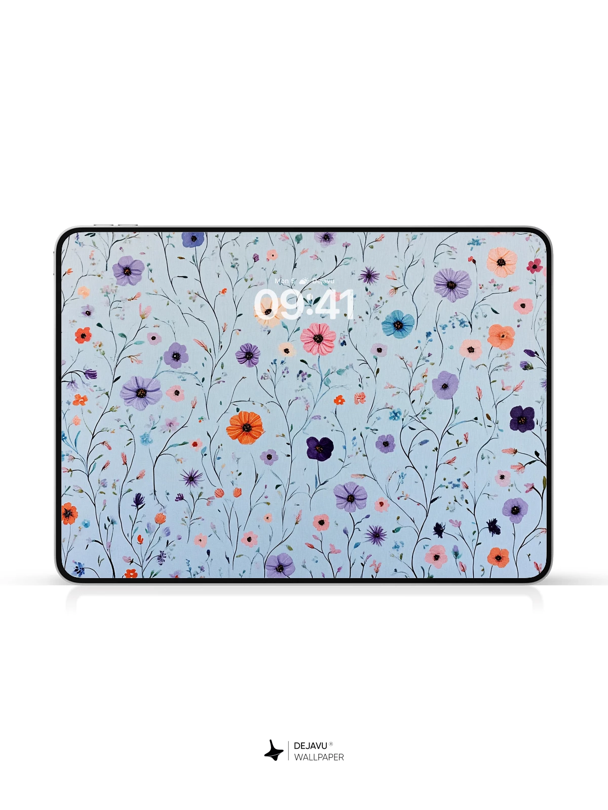 Whimsical Floral Garden Wallpaper 8K for iPhone and Android