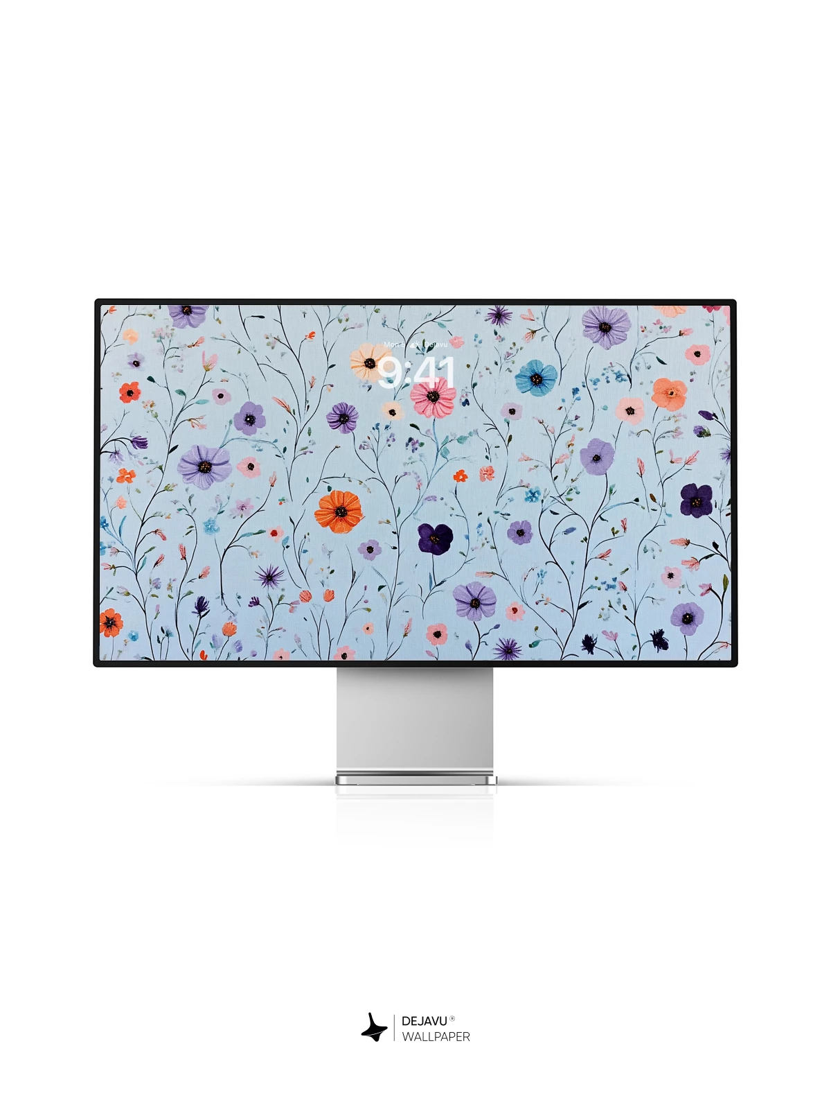Whimsical Floral Garden Wallpaper 8K for iPhone and Android