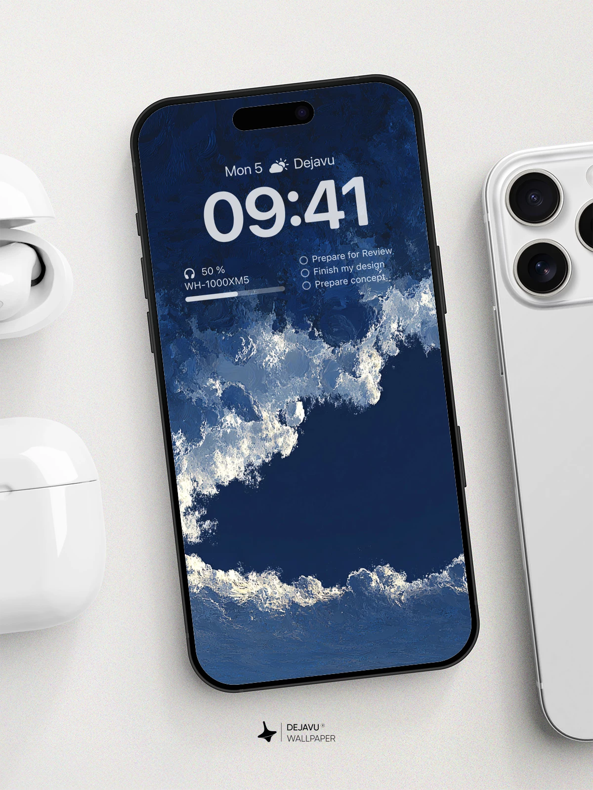 Surreal Ocean Wave Wallpaper 8K for iPhone and Android