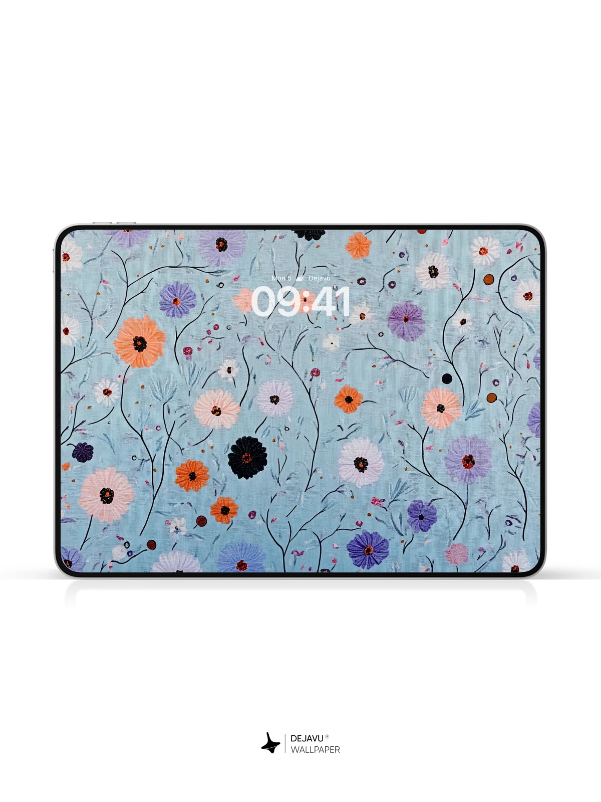 Whimsical Floral Garden Wallpaper 8K for iPhone and Android