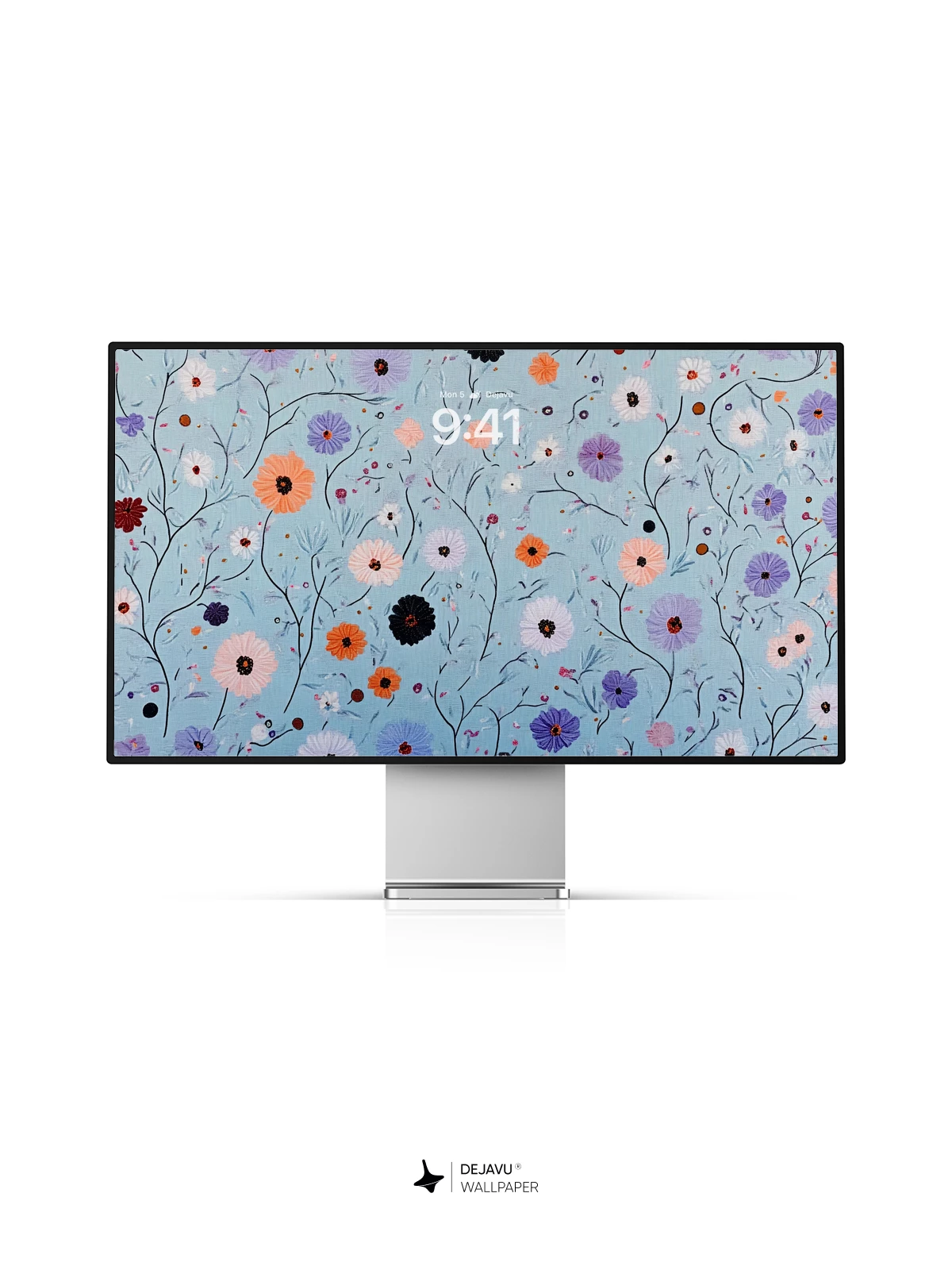Whimsical Floral Garden Wallpaper 8K for iPhone and Android