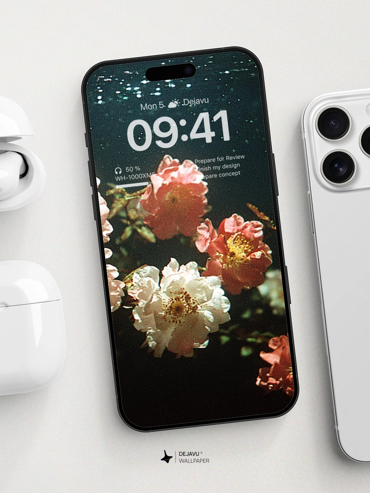 Underwater Roses Wallpaper 8K for iPhone and Android