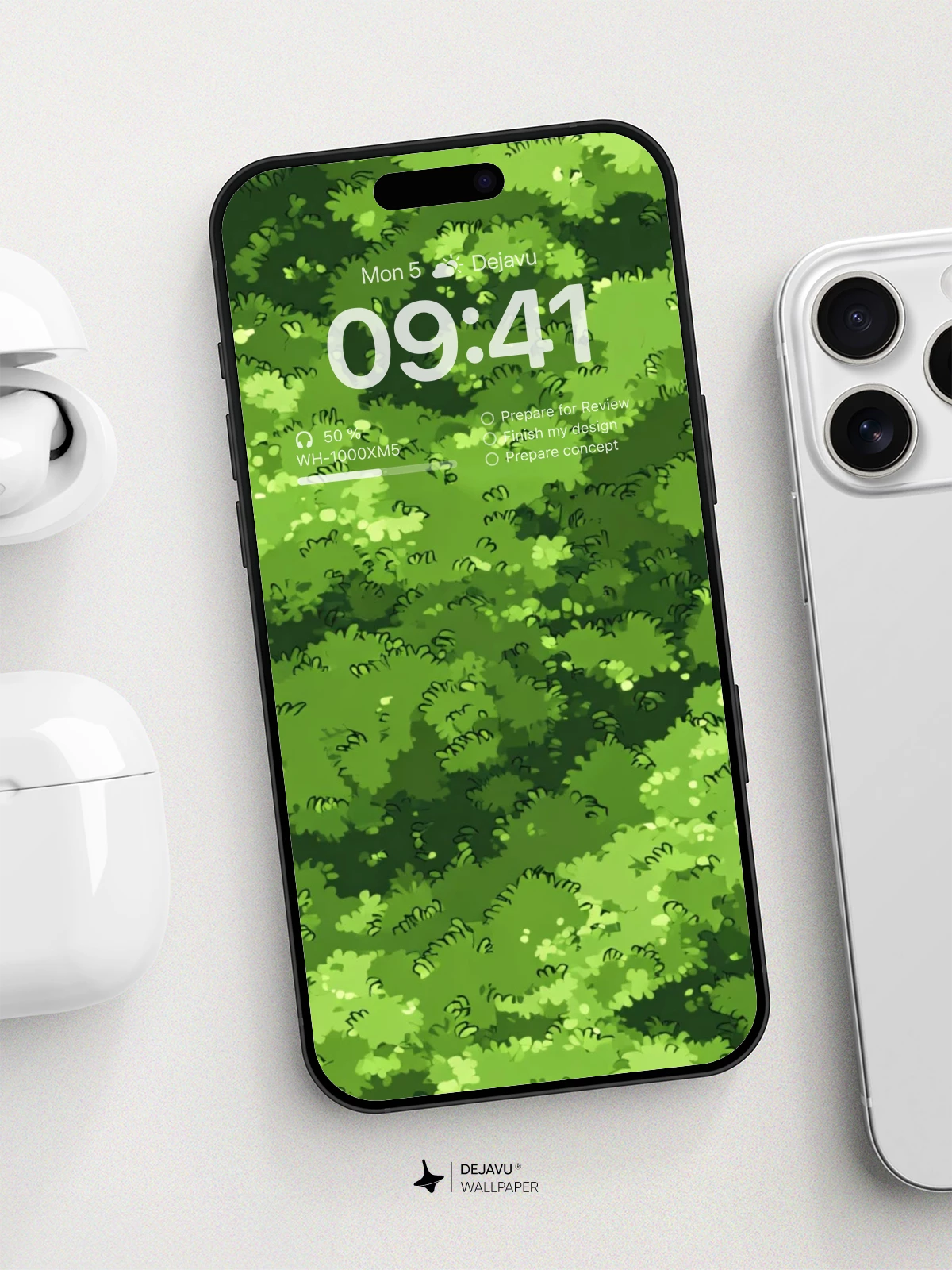 Lush Green Forest Canopy Wallpaper 8K for iPhone and Android