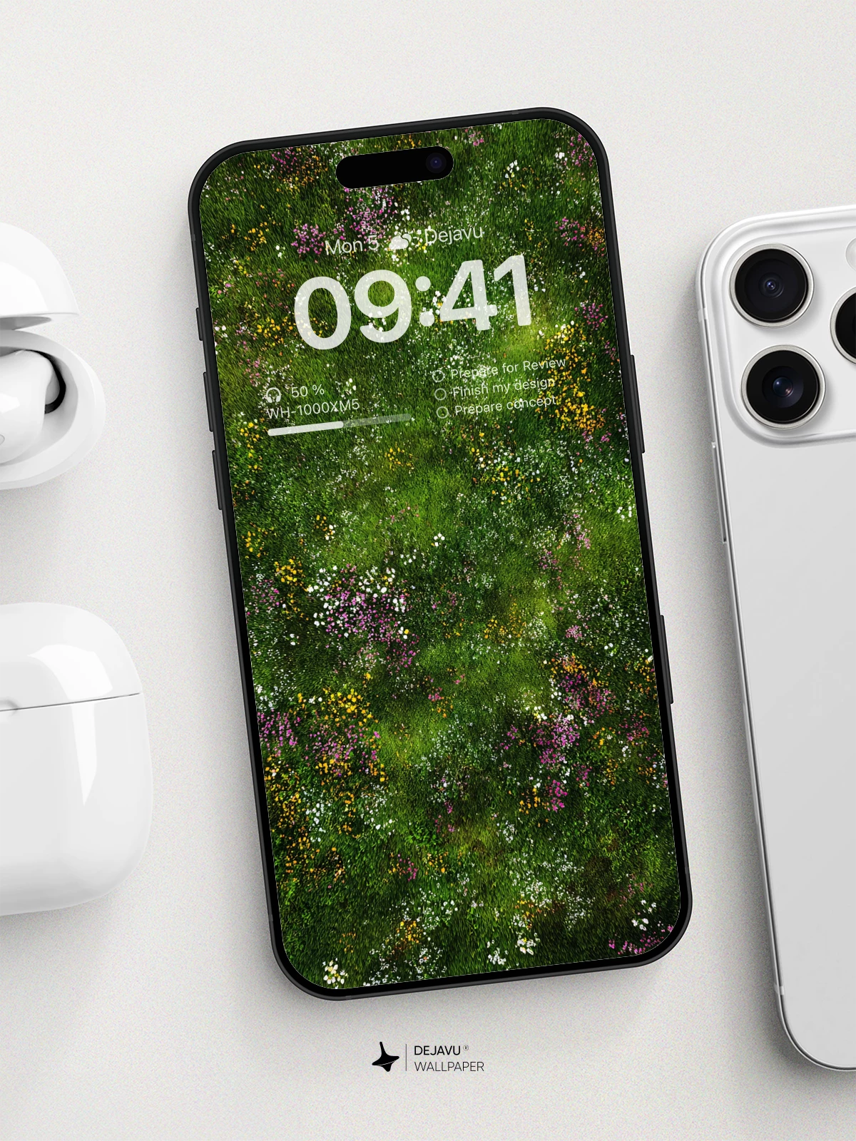 Wildflower Meadow Wallpaper 8K for iPhone and Android