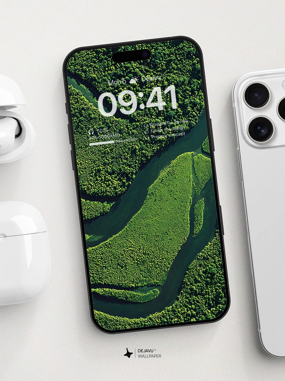 Mangrove River Maze Wallpaper 8K for iPhone and Android