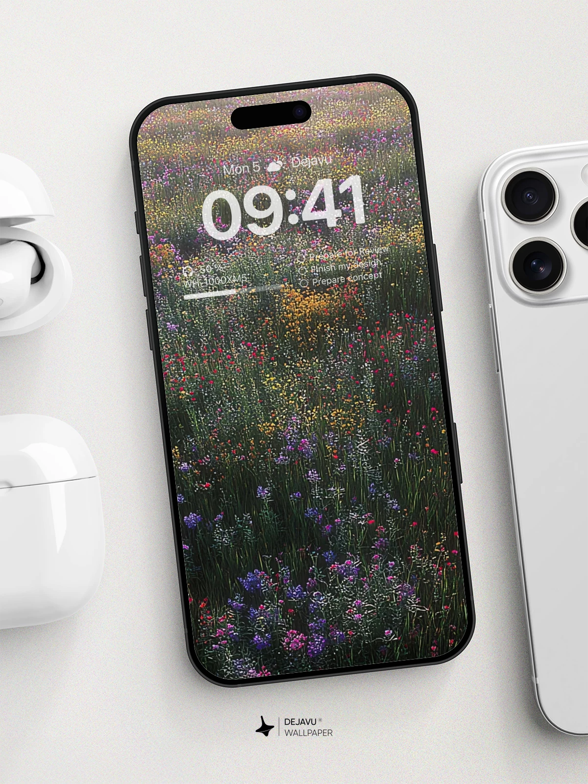 Wildflower Meadow Wallpaper 8K for iPhone and Android