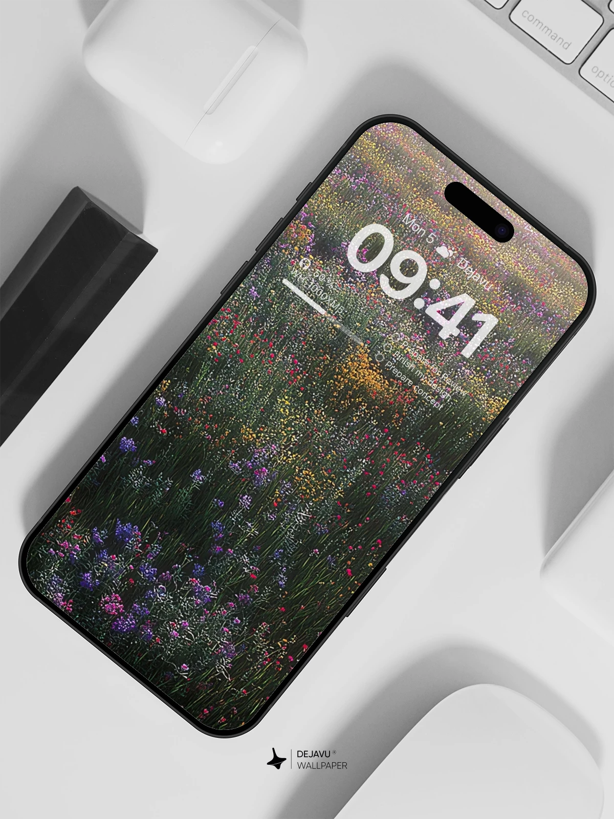Wildflower Meadow Wallpaper 8K for iPhone and Android