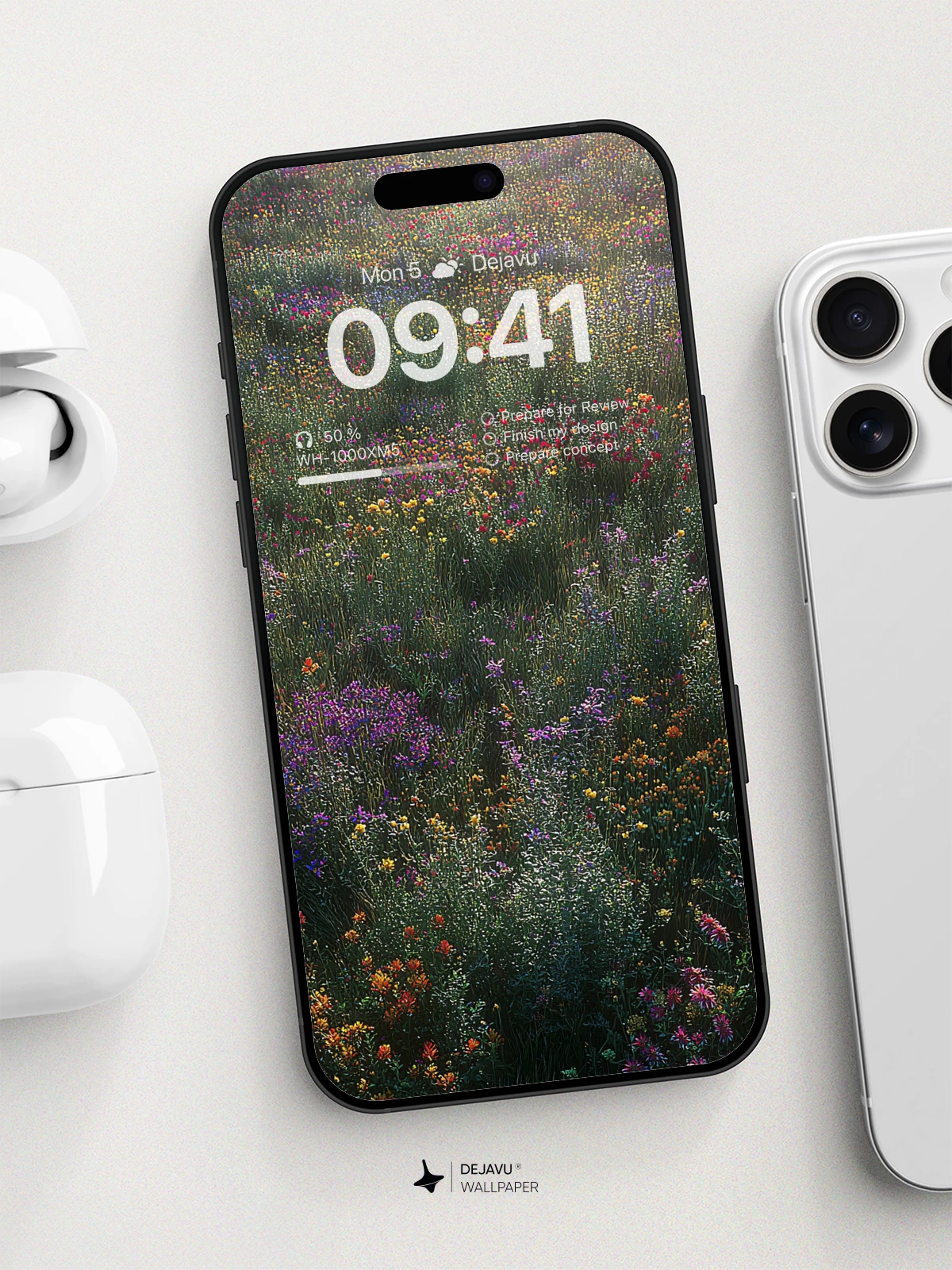 Wildflower Meadow Wallpaper 8K for iPhone and Android