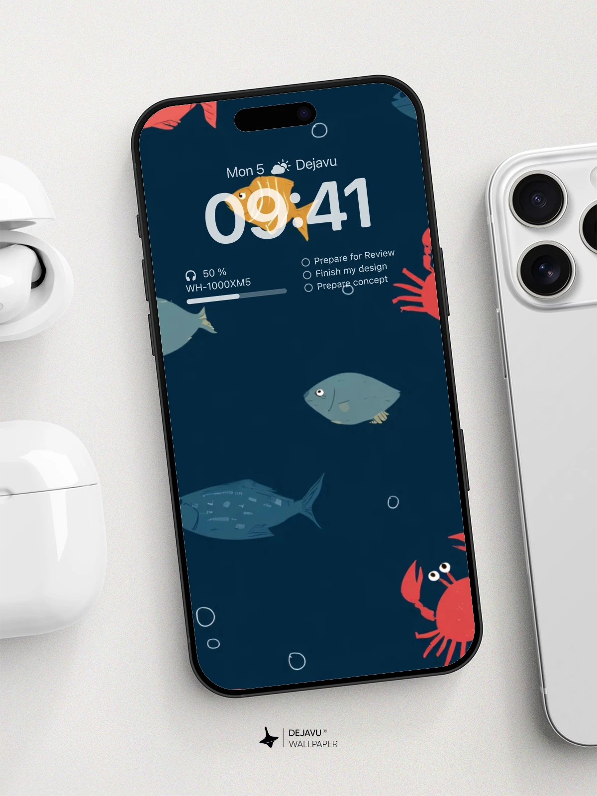 Underwater Sea Life Wallpaper 8K for iPhone and Android