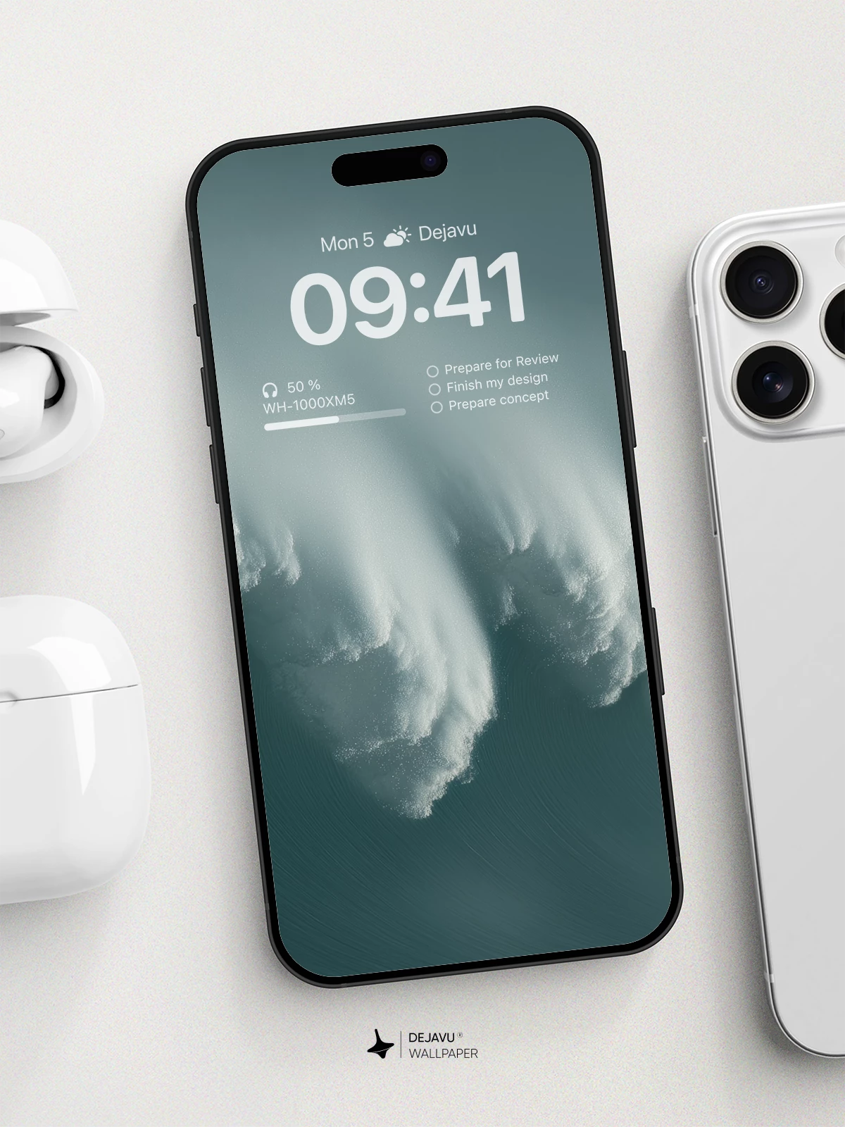 Majestic Cloud Wave Wallpaper 8K for iPhone and Android