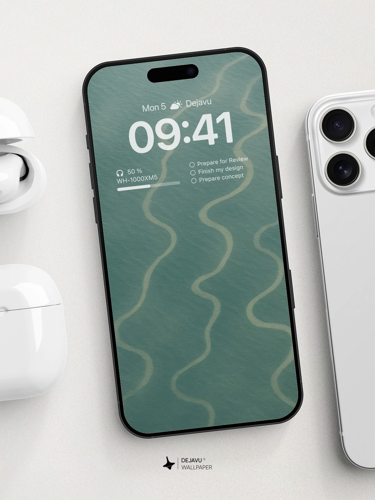 Wavy Sand Patterns Wallpaper 8K for iPhone and Android