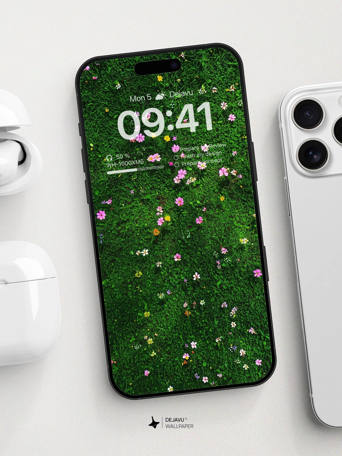 Wildflower Meadow Wallpaper 8K for iPhone and Android