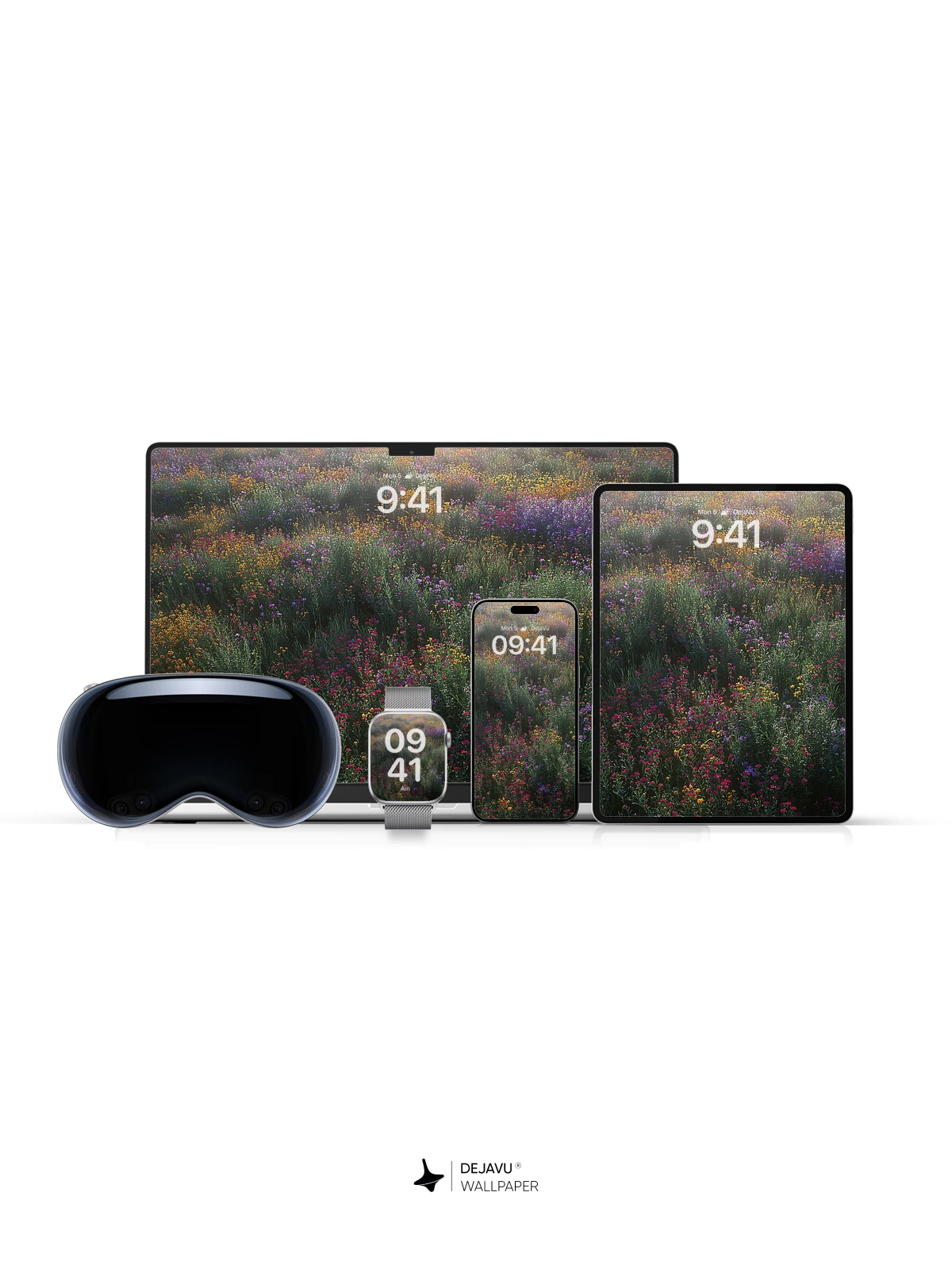 Wildflower Meadow Wallpaper 8K for iPhone and Android