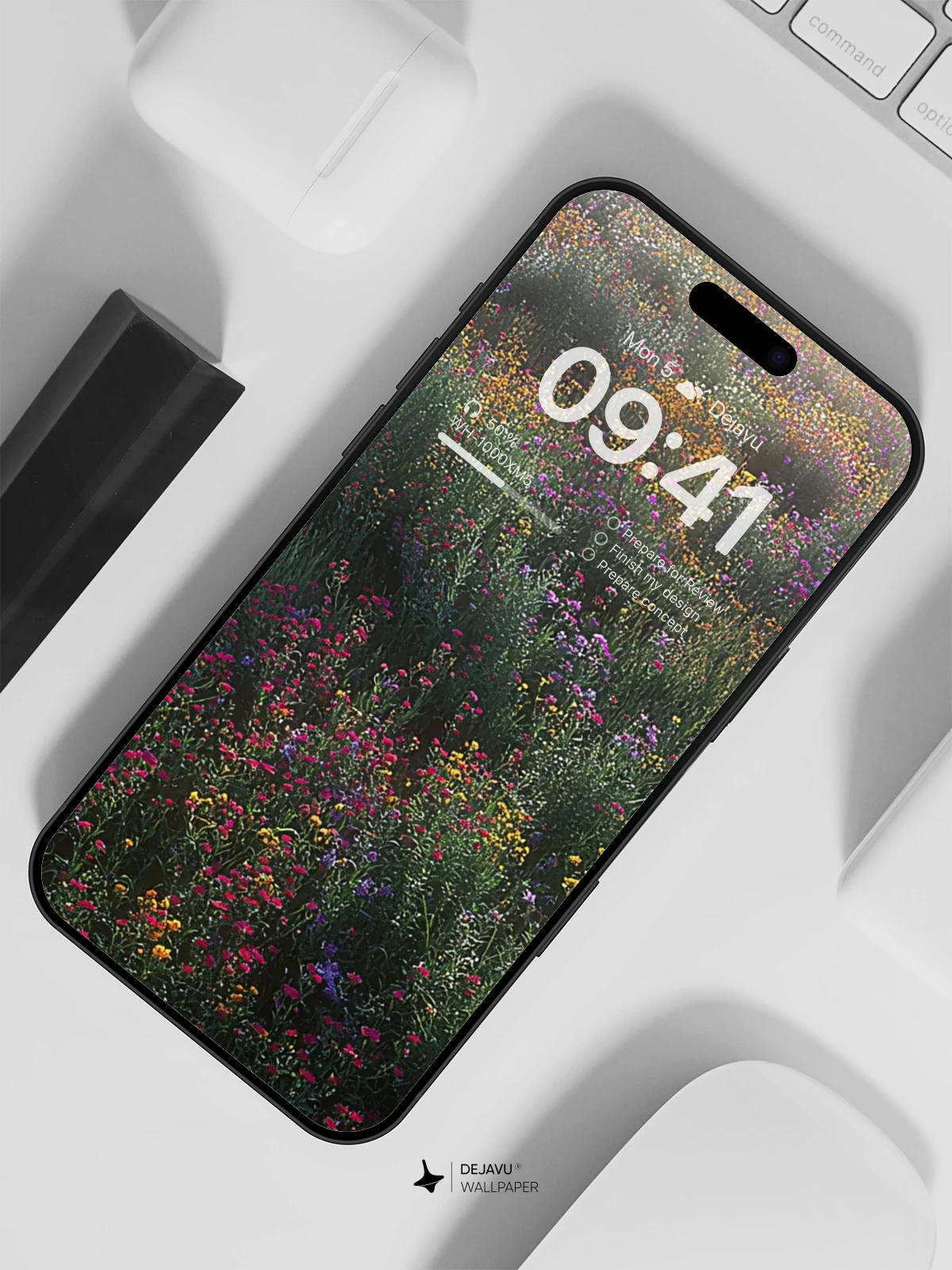 Wildflower Meadow Wallpaper 8K for iPhone and Android