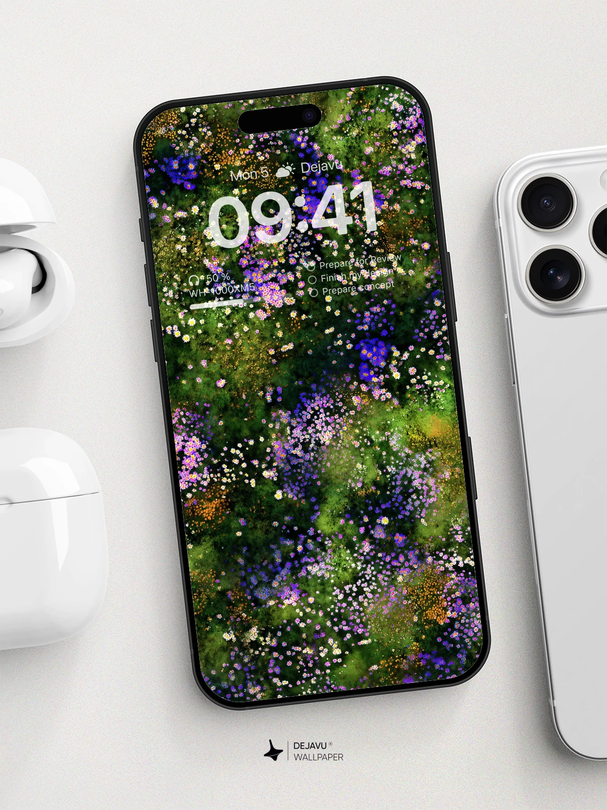 Wildflower Meadow Wallpaper 8K for iPhone and Android