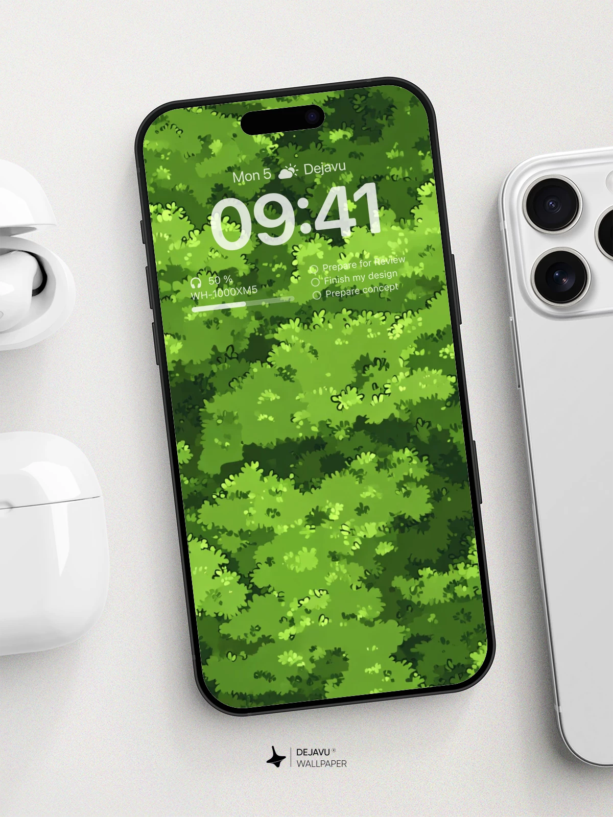 Lush Green Forest Canopy Wallpaper 8K for iPhone and Android