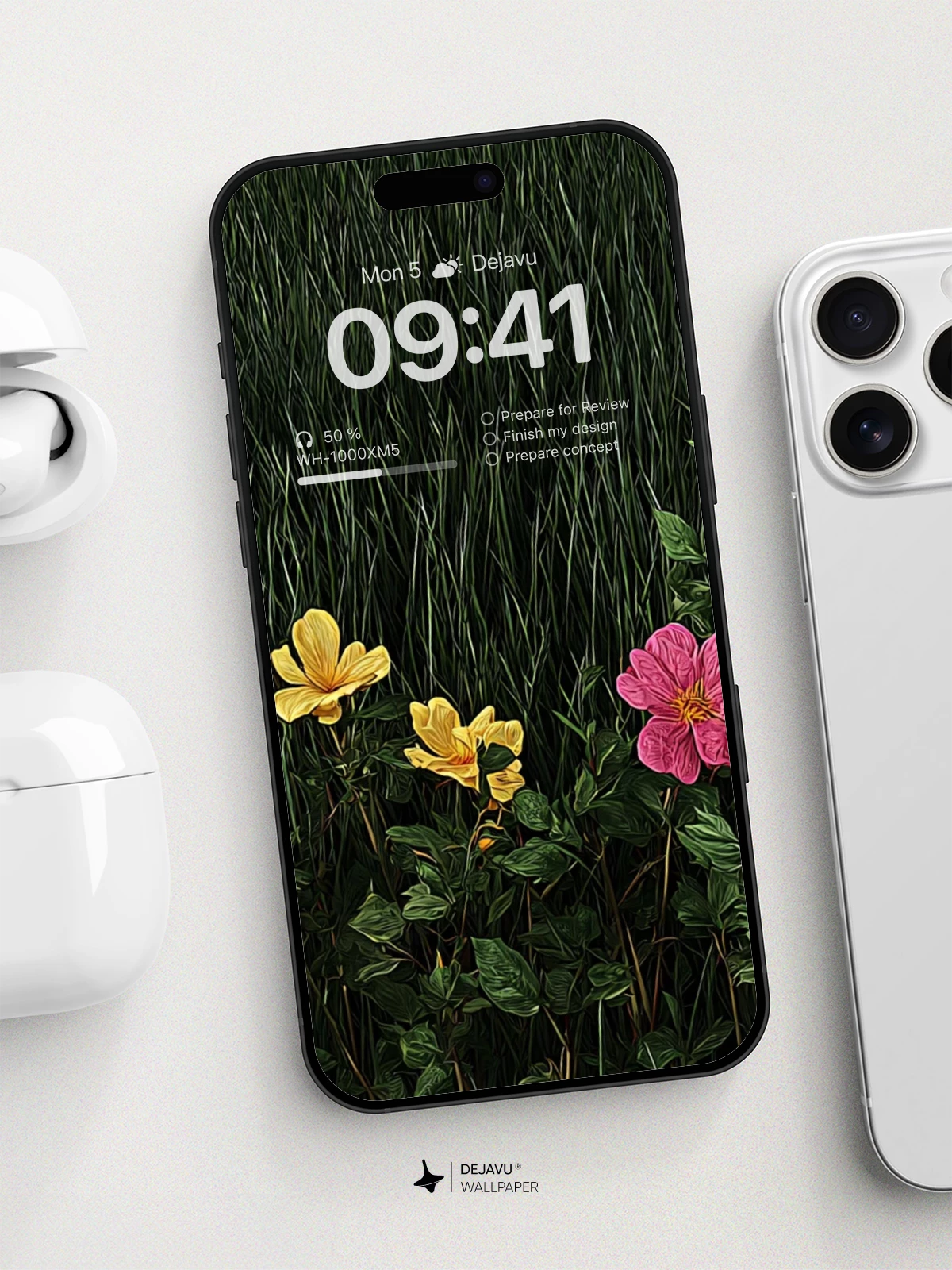Wildflower Meadow Wallpaper 8K for iPhone and Android