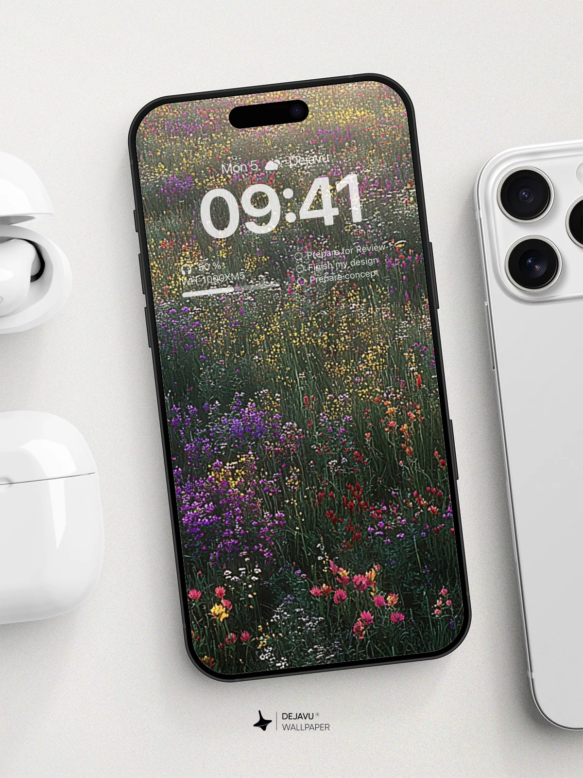 Wildflower Meadow Wallpaper 8K for iPhone and Android